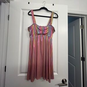 Metallic Show Me Your MuMu Dress
